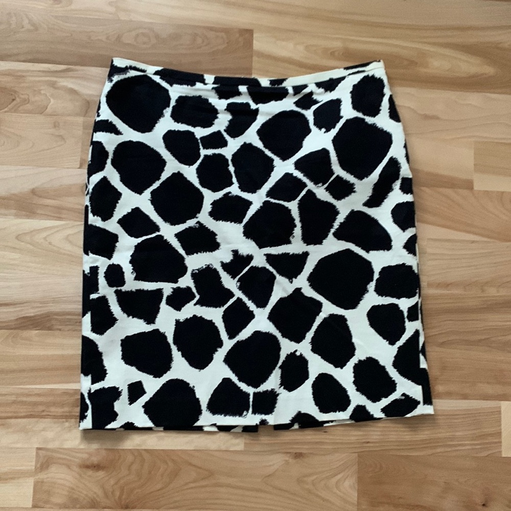 Loft animal print skirt